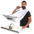 XIAOAOD 120 * 78 cm Beard and Mustache Shaving Apron Cape Bib for Shave with Suction Cups Attach to Mirror Hairdressing Removal Tools,Blue with Paper Card