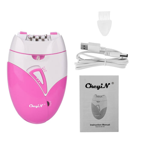 Epilator for Women, Rechargeable Hair Removal Machine Electric Lady Shaver for Bikini Body Face Underarm USB Charger 40D