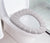 Toilet Seat Cover,Bathroom Soft Thicker Warmer with Snaps Fixed Stretchable Washable Fiber Cloth Toilet Seat Covers Pads Easy Installation& Cleaning