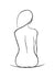 Wall Art ZAJFBH Abstract Lady Line Drawing Picture Home Decor Nordic Canvas Painting Wall Art Figure Body Hand Posters and Print for Living Room