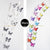 36pcs 3D Crystal Butterfly Wall Stickers Creative Butterflies with Diamond Home Decor Kids Room Decoration Art Wall Decals