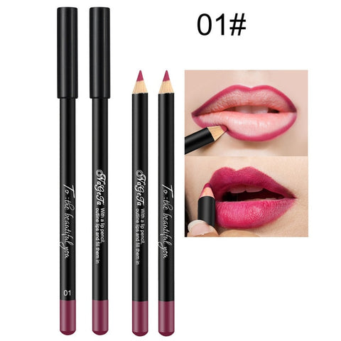 Pudaier 1 Pcs Set Lip Liner Pencil Lot Waterproof Long Lasting Matte Lipstick Lip Pen Makeup Lipstick Pencil Beauty Lips Kit