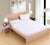 Solid Fitted Sheet Mattress Cover with all-around Elastic Rubber Band Bed Sheet