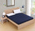 Solid Fitted Sheet Mattress Cover with all-around Elastic Rubber Band Bed Sheet