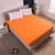 Solid Fitted Sheet Mattress Cover with all-around Elastic Rubber Band Bed Sheet