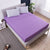 Solid Fitted Sheet Mattress Cover with all-around Elastic Rubber Band Bed Sheet