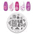 Nail Stamping Plates Templates with Stamper Nail Art Plates Set Animal Flower Christmas Halloween Design