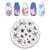 Nail Stamping Plates Templates with Stamper Nail Art Plates Set Animal Flower Christmas Halloween Design