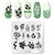 Nail Art Marble Texture  Nail Stamping Plates Marble Texture Ink Stainless Steel Template Nail Art Image Texture Diy Plate Tools