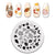 Nail Stamping Plates Templates with Stamper Nail Art Plates Set Animal Flower Christmas Halloween Design