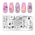 Nail Stamping Plates Templates with Stamper Nail Art Plates Set Animal Flower Christmas Halloween Design