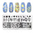 Nail Stamping Plates Templates with Stamper Nail Art Plates Set Animal Flower Christmas Halloween Design