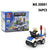 City Police, City Station Building Sets, 8 in 1 Mobile Command Center Building Bricks Toy with Cop Car & Patrol Vehicles, Storage Box with Baseplates Lid, Present Gift for Kids Boys Girls 6-12