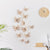 2 Pcs/Set 3D Wall Stickers Hollow Butterfly for Kids Rooms Home Wall Decor DIY Mariposas Fridge Stickers Room Decoration,F-Rose Gold