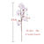 Naturally Dried Cotton Flower Artificial Plants Floral Branch for Wedding Party Decoration Fake Flowers Home Decor,D