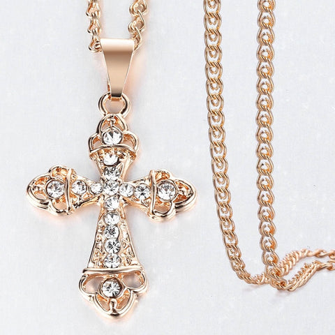 Men Women 585 Rose Gold Prayer Jesus Snail Link Chain Wholesale Jewelry GPM26