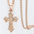 Men Women 585 Rose Gold Prayer Jesus Snail Link Chain Wholesale Jewelry GPM26