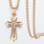 Men Women 585 Rose Gold Prayer Jesus Snail Link Chain Wholesale Jewelry GPM26