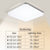 bedee 24W LED Ceiling Light Flush Mount, 12 inch Light Fixture Black, Modern Square Ceiling Lamp for Kitchen, Hallway, Bathroom, Office, Stairwell, 6500K, 1800 Lumens, 80 Ra+, Daylight White