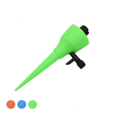 Upgraded Plant Waterer Self Watering Spikes System, Plant Watering Devices With Slow Release Control Valve Switch, Automatic Vacation Drip Irrigation Watering Stakes For Indoor Outdoor Plants,