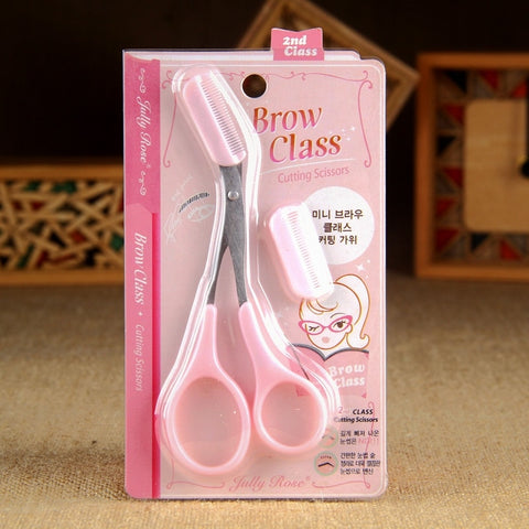 Eyebrow Trimmer Scissors With Comb Remover Makeup Tools Hair Removal Grooming Shaping Shaver Trimmer Eyelash Hair Clips