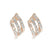 ilver Elegant Rhinestone Crystal Bridal Chandelier Long Tassels Dangle Earrings for Wedding Prom