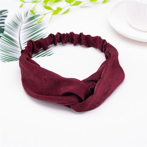 Pcs Boho Headbands for Women Wide Bohemian Knotted Yoga Headband Head Wrap Hair Band