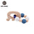 1PC Wooden Teether Hedgehog Crochet Beads  Toys For Baby Rattle