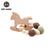 1PC Wooden Teether Hedgehog Crochet Beads  Toys For Baby Rattle