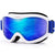 i Ski Goggles,Winter Snow Sports Snowboard Goggles with Anti-Fog UV Protection Double Lens for Men Women & Youth Snowmobile Skiing Skating