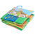 8/10pages Baby Rattles Mobiles Toy Soft Animal Cloth Book