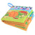 8/10pages Baby Rattles Mobiles Toy Soft Animal Cloth Book