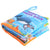 8/10pages Baby Rattles Mobiles Toy Soft Animal Cloth Book