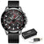 Stainless Steel Top Brand Luxury Sports Chronograph Quartz Watch Men