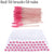 50pcs Eyelash Brushes in Dust-proof Crystal Tube Disposable Mascara Wand Brushes for Eyelash Extension Eyebrow Makeup