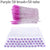 50pcs Eyelash Brushes in Dust-proof Crystal Tube Disposable Mascara Wand Brushes for Eyelash Extension Eyebrow Makeup