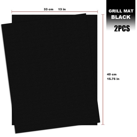 2Pcs/1Pcs 3Color  Grill Mats – 3 Sets 23.5x15.8 Inches – Premium Copper Grill & Bake Mats – Extra Large, Non-Stick, Reusable, and Durable BBQ Grill Mats,Including 1 FREE BBQ Brush