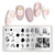 Nail Art Marble Texture  Nail Stamping Plates Marble Texture Ink Stainless Steel Template Nail Art Image Texture Diy Plate Tools