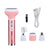 2 In 1 Electric eyebrow trimmer USB Rechargeable hair remover women shaver LED light lady Epilator Razor face Makeup Tool,box