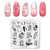 PICT YOU 12*6cm Nail Art Templates Stamping Plate Design Flower Animal Glass Temperature Lace Stamp Templates Plates Image