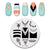 PICT YOU 12*6cm Nail Art Templates Stamping Plate Design Flower Animal Glass Temperature Lace Stamp Templates Plates Image