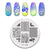 PICT YOU 12*6cm Nail Art Templates Stamping Plate Design Flower Animal Glass Temperature Lace Stamp Templates Plates Image