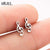 Stainless Steel Stud Earrings for Teens Girls Women-Cute Animal Faux Pearl Cat Elephant Sun Moon Star CZ Twise Heart Geometric Pattern Small Statement Bar Stud Earring Set