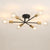 luxury Modern chandelier Sputnik lamps semi-embedded ceiling lamp