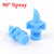 50pcs Rotate180/360degrees Water Pipe Head Reflection Nozzle Refraction Sprinkler Refraction Nozzle Atomizer