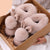 Women Memory Foam Slipper Rabbit Ear Double Fur Ball Indoor Cotton Slippers for Girls