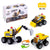 City Police, City Station Building Sets, 8 in 1 Mobile Command Center Building Bricks Toy with Cop Car & Patrol Vehicles, Storage Box with Baseplates Lid, Present Gift for Kids Boys Girls 6-12