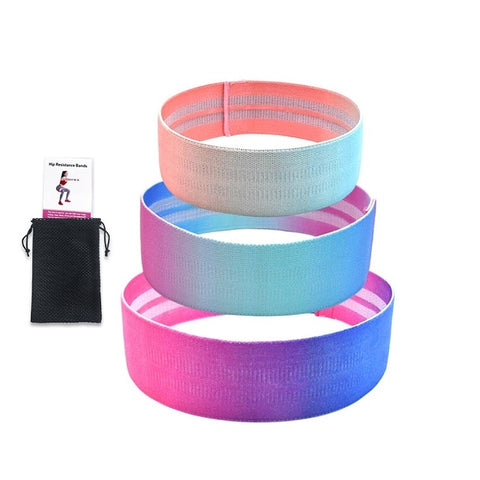 United Power 3 Pieces Exercise Fitness Bands Resistance Bands Expander Rubber Bands for Fitness Elastic Band for Fitness Band Training Mini Band