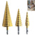 10197A Titanium Step Drill Bit Set, High Speed Steel