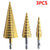 10197A Titanium Step Drill Bit Set, High Speed Steel